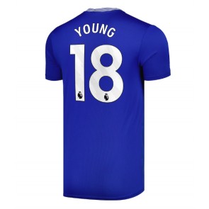 Everton Ashley Young #18 Domácí Dres 2024-25 Krátký Rukáv